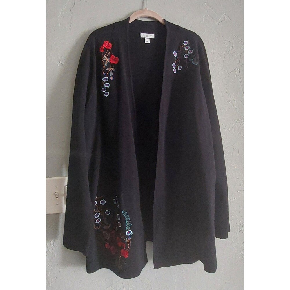 Charter Club Sweater Cardigan Women Size 2X, Rayón, Nylon, Polyester,...